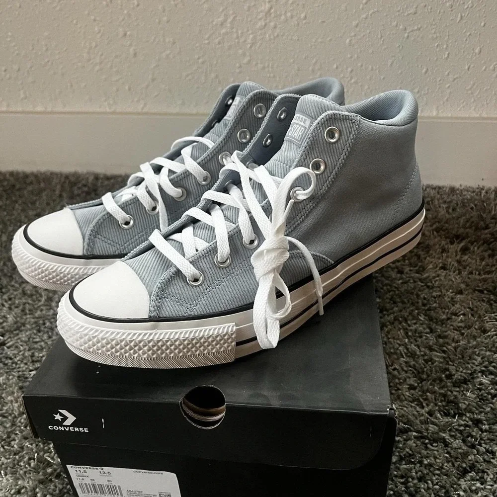 Converse Unisex Chuck Taylor All Star Hi Top Shoes Cloudy Daze Blue Size 11.5